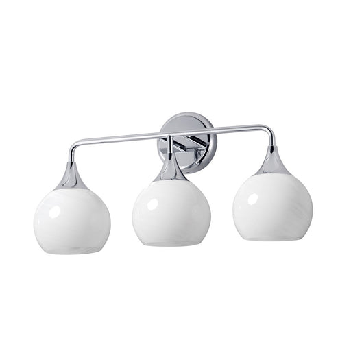 Maxim Lighting Neve 3 Light Bath Vanity, Polished Chrome/Marble - 21223MRPC
