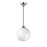 Maxim Lighting Neve 1 Light Single Pendant, Polished Chrome/Marble - 21226MRPC