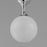 Maxim Lighting Neve 1 Light Semi-Flush Mount, Polished Chrome/Marble