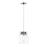 Maxim Lighting Scoop 1 Light Pendant/Flush Mount, Chrome/Clear - 21230CLPC