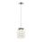 Maxim Lighting Scoop 1 Light Pendant/Flush Mount, Chrome/Marble - 21230MRPC