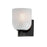 Maxim Lighting Scoop 1 Light Bath Vanity, Black/Marble - 21231MRBK