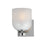 Maxim Lighting Scoop 1 Light Bath Vanity, Polished Chrome/Marble - 21231MRPC