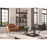 Maxim Lighting Dottie 1 Light Floor Lamp, Black/White