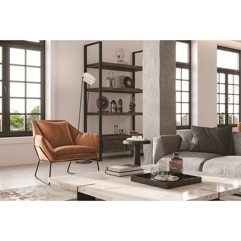 Maxim Lighting Dottie 1 Light Floor Lamp, Black/White