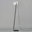 Maxim Lighting Dottie 1 Light Floor Lamp, Black/White