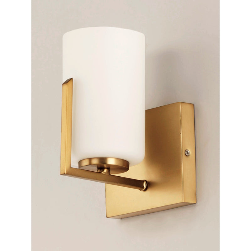 Maxim Lighting Dart 1-Light Wall Sconce, Satin Brass