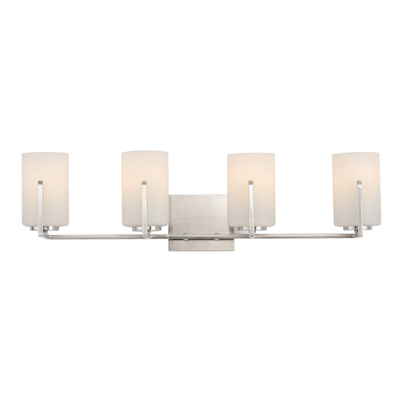 Maxim Lighting Dart 4-Light Bath Vanity, Satin Nickel