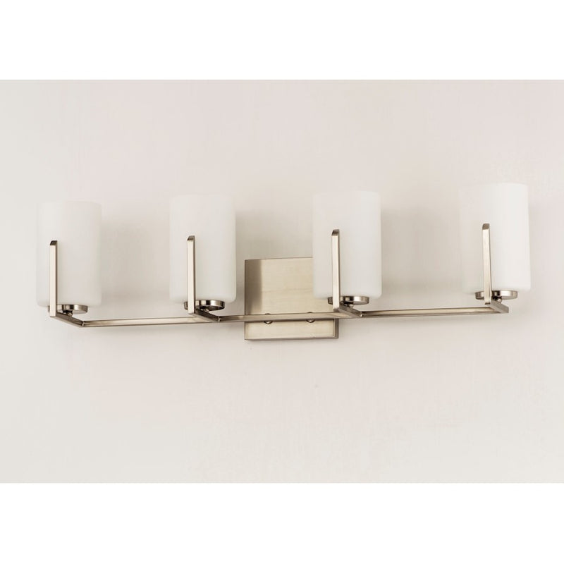 Maxim Lighting Dart 4-Light Bath Vanity, Satin Nickel
