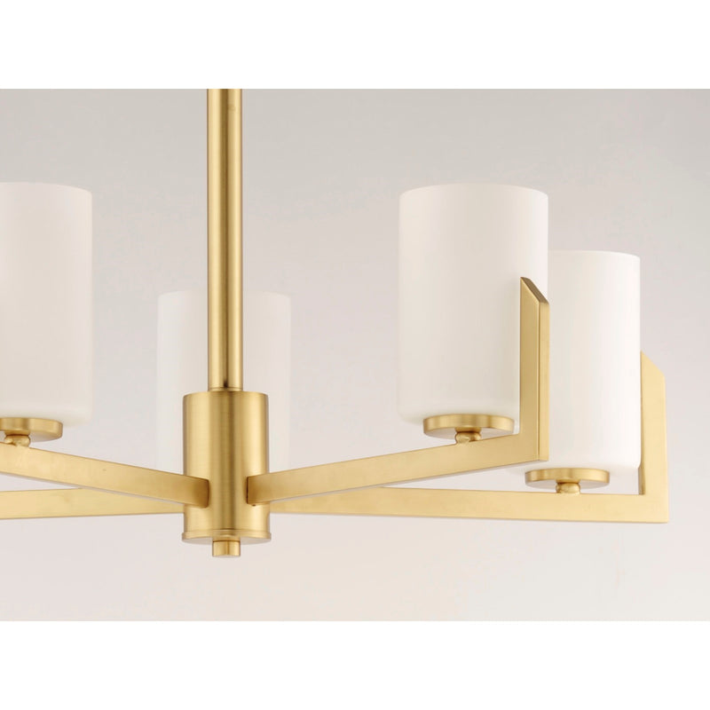 Maxim Lighting Dart 5-Light Chandelier, Satin Brass