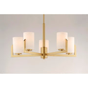 Maxim Lighting Dart 5-Light Chandelier, Satin Brass