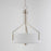 Maxim Lighting Dart 3 Light Pendant, Satin Nickel/Satin White