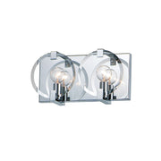 Maxim Lighting Looking Glass 2-Light Wall Sconce in Polished Chrome