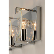 Maxim Lighting Looking Glass 2-Light Wall Sconce in Polished Chrome