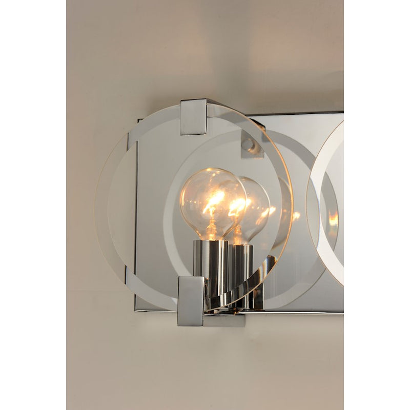 Maxim Lighting Looking Glass 2-Light Wall Sconce in Polished Chrome
