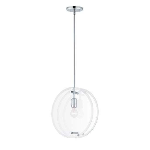 Maxim Lighting Looking Glass Pendant, Polished Chrome
