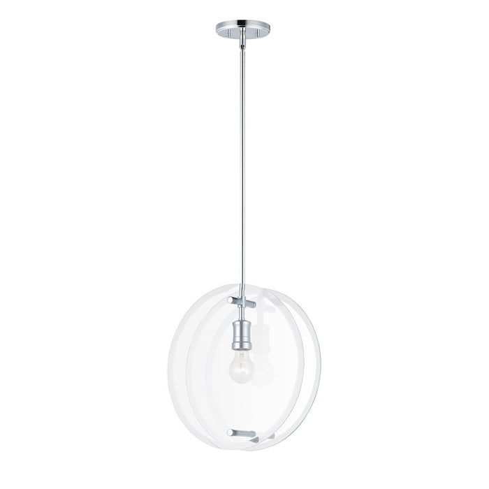 Maxim Lighting Looking Glass Pendant, Polished Chrome