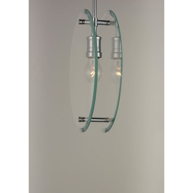 Maxim Lighting Looking Glass Pendant, Polished Chrome