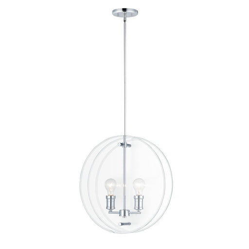 Maxim Lighting Looking Glass Pendant, Polished Chrome