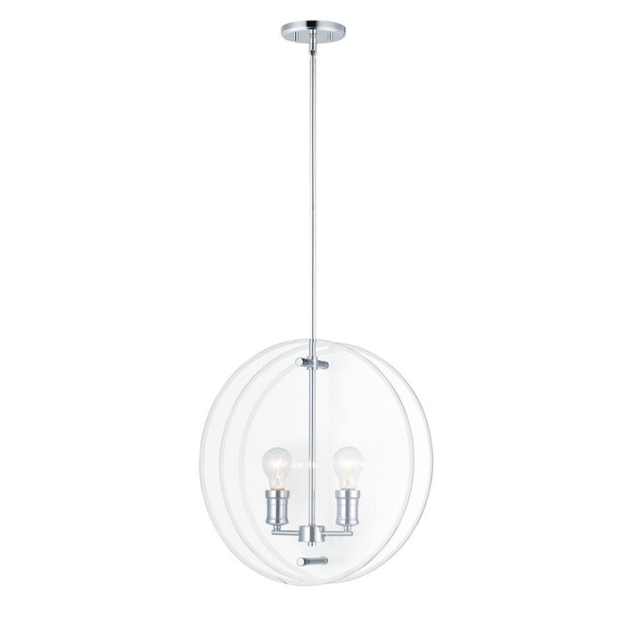 Maxim Lighting Looking Glass Pendant, Polished Chrome