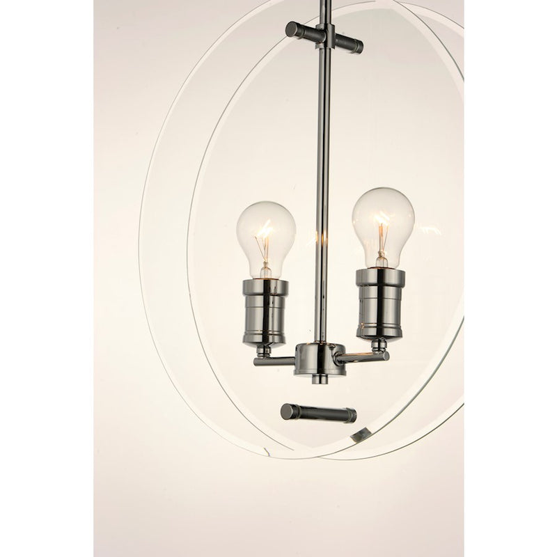 Maxim Lighting Looking Glass Pendant, Polished Chrome