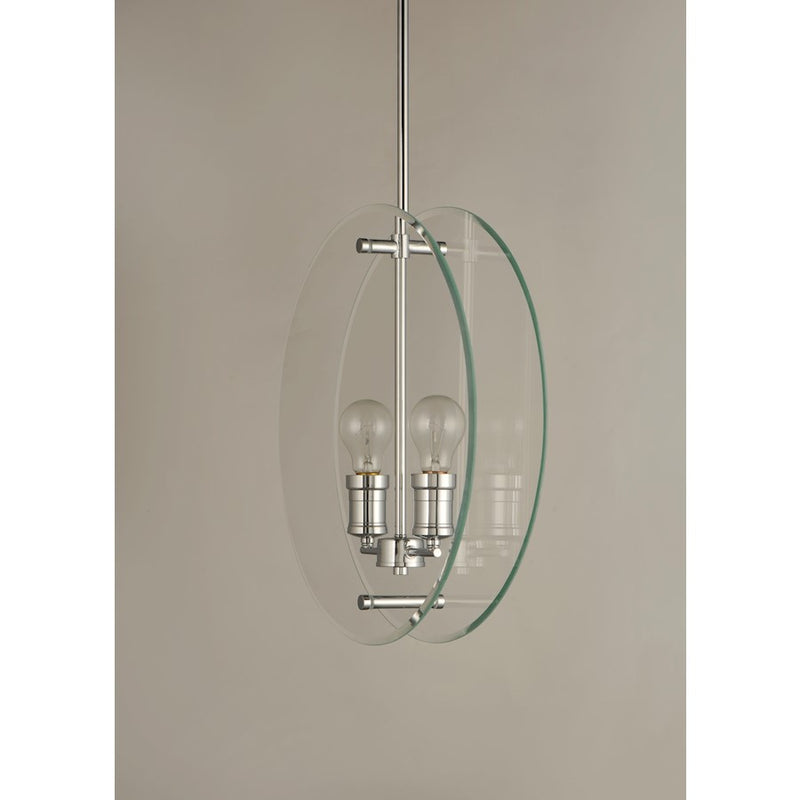 Maxim Lighting Looking Glass Pendant, Polished Chrome