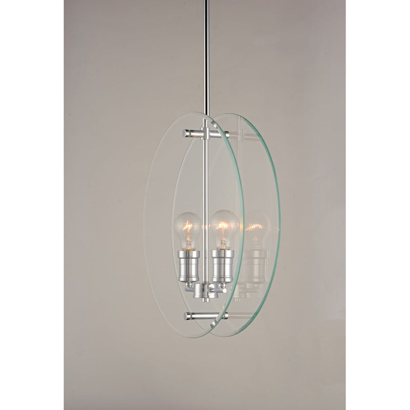 Maxim Lighting Looking Glass Pendant, Polished Chrome