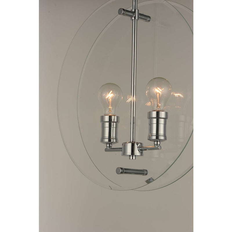 Maxim Lighting Looking Glass Pendant, Polished Chrome