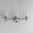 Maxim Lighting Swirl 3 Light Bath Vanity, Satin Nickel/Clear Ribbed