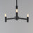 Maxim Lighting Emana 3 Light 9.75" Chandelier, Black