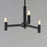 Maxim Lighting Emana 3 Light 9.75" Chandelier, Black