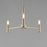 Maxim Lighting Emana 3 Light 9.75" Chandelier, Satin Nickel