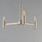 Maxim Lighting Emana 3 Light 9.75" Chandelier, Satin Nickel
