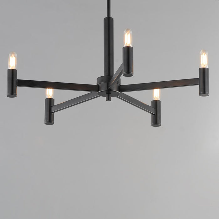 Maxim Lighting Emana 5 Light 10.5" Chandelier, Black