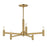 Maxim Lighting Emana 5 Light 10.5" Chandelier, Natural Aged Brass - 21365NAB