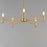 Maxim Lighting Emana 5 Light 10.5" Chandelier, Natural Aged Brass
