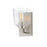 Maxim Lighting Cubos 1 Light Wall Sconce, Satin Nickel/Clear - 21381CLSN