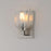 Maxim Lighting Cubos 1 Light Wall Sconce, Satin Nickel/Clear