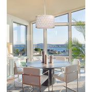 Maxim Lighting Diamond 4-Light Pendant Golden Silver
