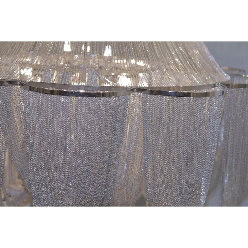Maxim Lighting Chantilly 14-Light Chandelier in Polished Nickel