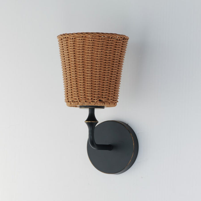 Maxim Lighting Baja 1 Light Wall Sconce, Dark Bronze