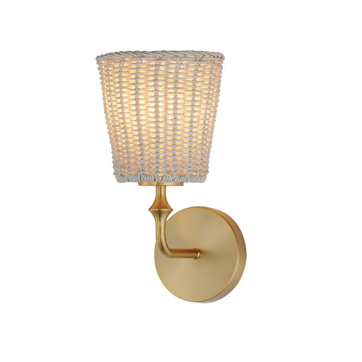 Maxim Lighting Baja 1 Light Wall Sconce, Natural Aged Brass - 21481WWTNAB