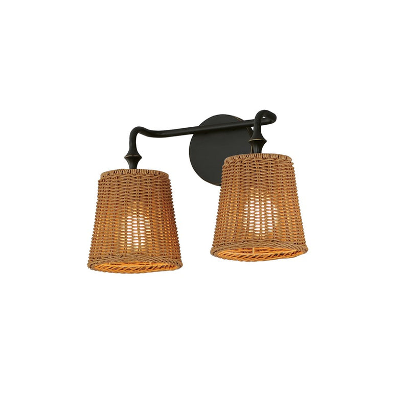Maxim Lighting Baja 2 Light Bath Vanity, Dark Bronze - 21482NADBZ