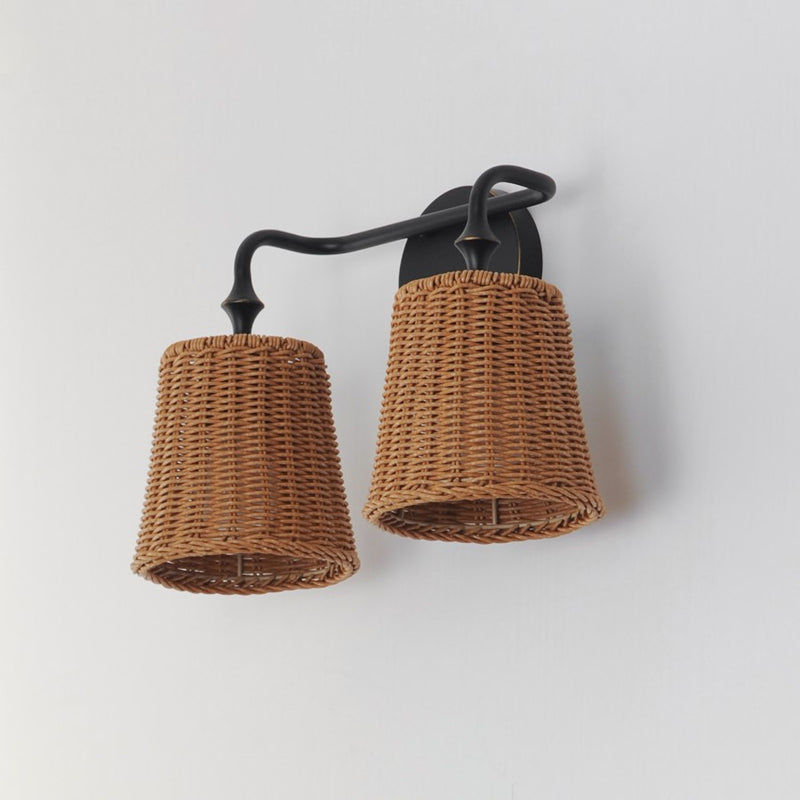 Maxim Lighting Baja 2 Light Bath Vanity, Dark Bronze