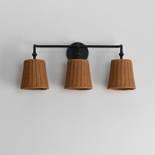 Maxim Lighting Baja 3 Light Bath Vanity, Dark Bronze