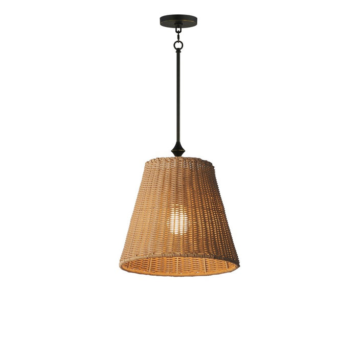 Maxim Lighting Baja 1 Light 13.25" Single Pendant, Dark Bronze - 21486NADBZ