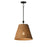 Maxim Lighting Baja 1 Light 17.5" Single Pendant, Dark Bronze - 21487NADBZ