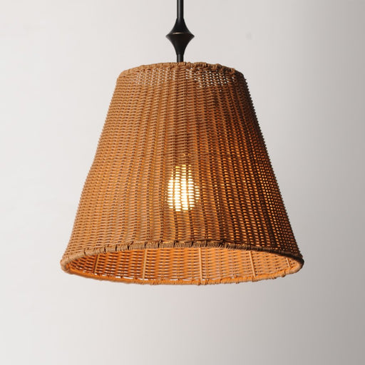 Maxim Lighting Baja 1 Light 17.5" Single Pendant, Dark Bronze