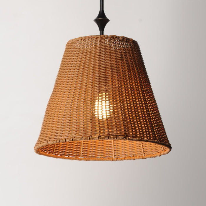 Maxim Lighting Baja 1 Light 17.5" Single Pendant, Dark Bronze