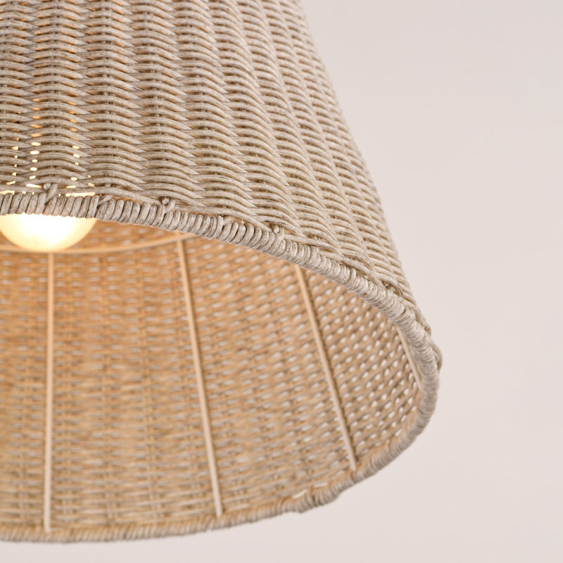 Maxim Lighting Baja 1Lt 17.5" Single Pendant, Natural Aged Brass